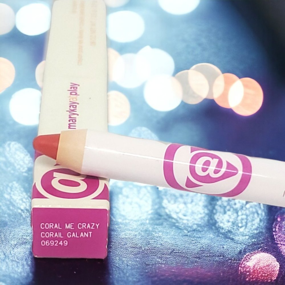 Coral Me Crazy Lip Crayon - Mary Kay At Play Discontinued Limited Edition
